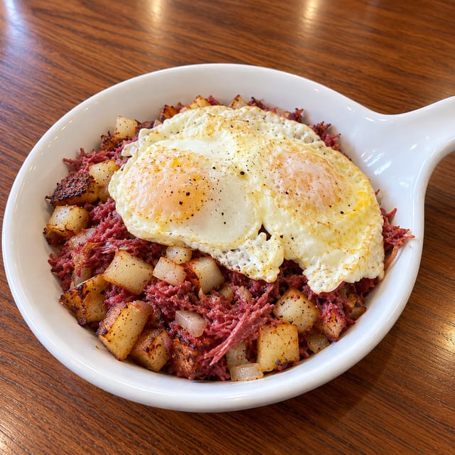 Corn Beef Hash Skillet.