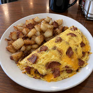 Portuguese Sausage Omelette