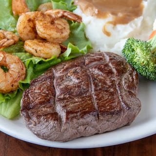Top Sirloin Steak & Shrimp