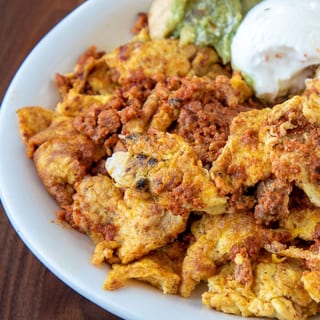 Chorizo & Eggs Plate